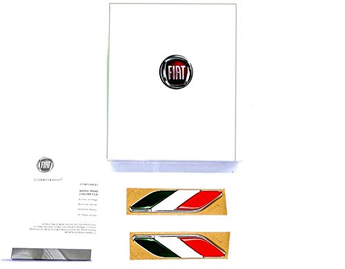 Adesivo originale Fiat, 500 pezzi, “bandiera Italiana”