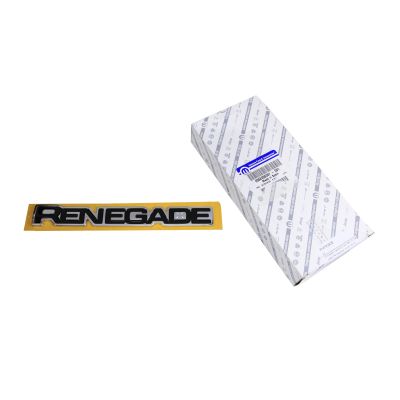 FCA Emblema sul lato della porta a destra * Renegade *. OEM 52005057 ricambio originale