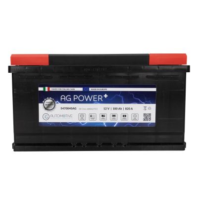 FCA Batteria START- ENERGIA - PLUS 100AH 820AH 820A OEM 6000627551 ricambio originale