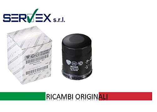 FCA | Filtro Olio Motore 1.2 Benzina | Modelli Punto/ Idea / 500 Bravo / Panda/ Lancia Musa/ Ypsilon | Ricambio Originale 46544820