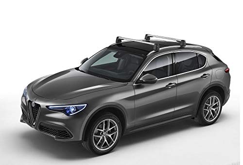 FCA Barre PORTATUTTO Alfa Romeo Stelvio Originale BAGAGLIERA in Alluminio 50549899