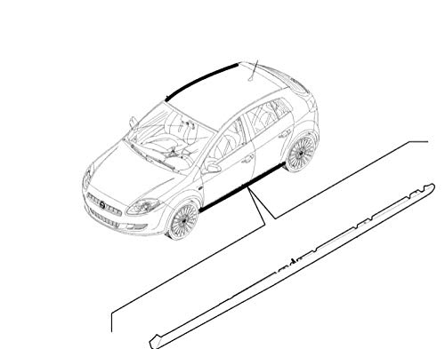 Fiat Bravo Modanatura sottoporta laterale sinistra FCA Originale 735447073