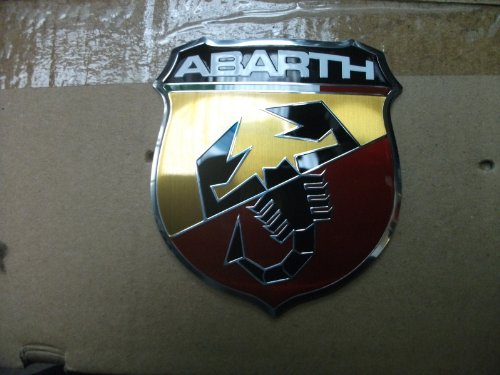 Original Fiat 500?Abarth logo anteriore front emblema Logo griglia???735496478