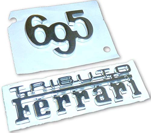 Scritta Emblema Abarth 500 695 Tributo Ferrari (2008-2012) Originale 735524381