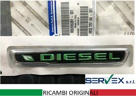 FCA | Scritta Sigla Stemma Modello"Diesel" Renegade 2018-> | Ricambio Originale Codice 52055391