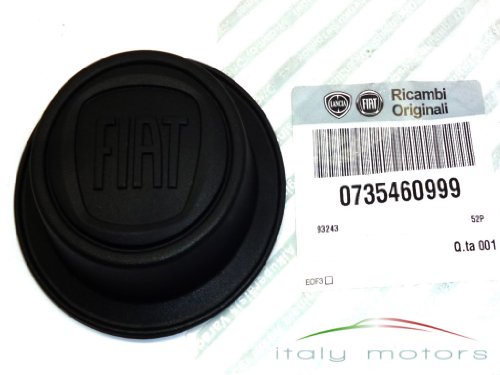 Originale Fiat Panda Van (169) copri cerchione nero oem 735460999